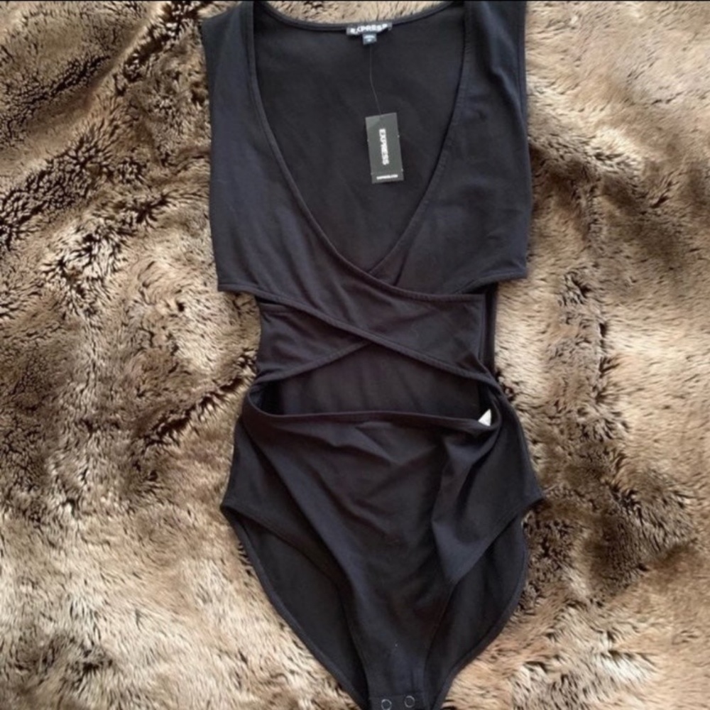 Express Black Bodysuit - NEW